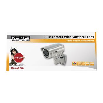 SEC-CAM740 Hoge resolutie camera met varifocus lens Verpakking foto